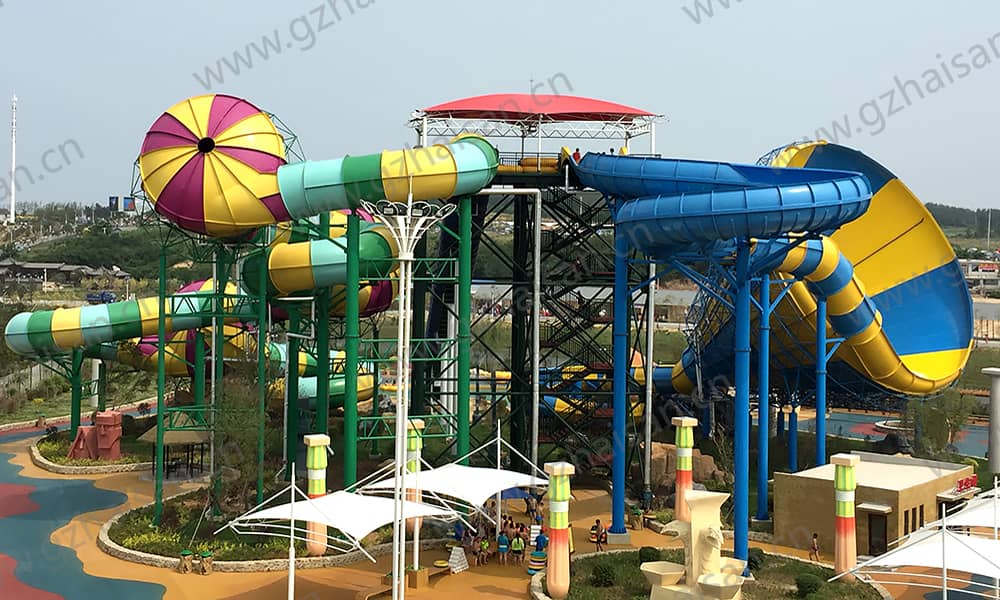 辽宁盖州亚特兰蒂斯海乐园大喇叭、暴风谷组合